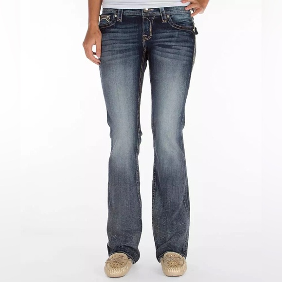 Rock Revival Easy Boot Jeans Plus Size 34 - Picture 2 of 16